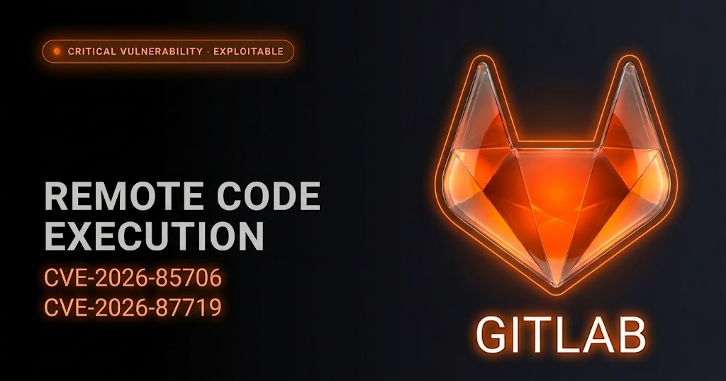 User-supplied GitLab security artwork naming CVE-2026-85706 and CVE-2026-87719